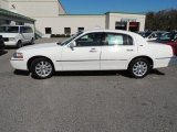Vibrant White Lincoln Town Car in 2011