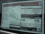 2013 Jaguar XJ XJL Portfolio Window Sticker