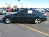 Deep Green Metallic BMW 5 Series in 2008