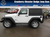 2013 Bright White Jeep Wrangler Sport S 4x4 #77555589