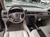 2013 GMC Sierra 3500HD SLT Extended Cab 4x4 Chassis Light Titanium Interior