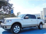 2013 White Platinum Metallic Tri-Coat Ford F150 Lariat SuperCrew 4x4 #77555561