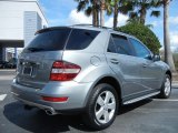 Palladium Silver Metallic Mercedes-Benz ML in 2010