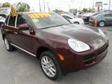 Carmona Red Metallic Porsche Cayenne in 2004