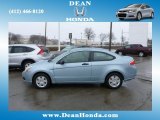 2008 Light Ice Blue Metallic Ford Focus S Coupe #77611378