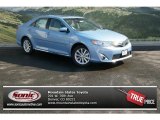 2013 Clearwater Blue Metallic Toyota Camry Hybrid XLE #77611121