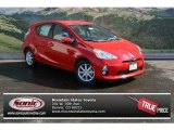 2013 Absolutely Red Toyota Prius c Hybrid Four #77611115