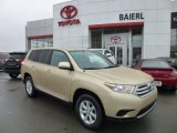 Sandy Beach Metallic Toyota Highlander in 2011