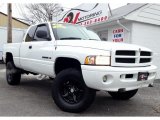 2001 Bright White Dodge Ram 1500 Sport Club Cab 4x4 #77611396