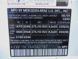 2010 GL Color Code for Arctic White - Color Code: 650