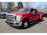 2012 Vermillion Red Ford F350 Super Duty XLT Crew Cab 4x4 Dually #77635447