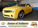 2013 Rally Yellow Chevrolet Camaro LT/RS Coupe #77635216
