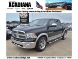 2011 Brilliant Black Crystal Pearl Dodge Ram 1500 Laramie Crew Cab #77635136