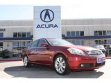 2007 Crimson Roulette Pearl Infiniti M 35 Sedan #77635056