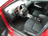 2010 Toyota Corolla S Dark Charcoal Interior