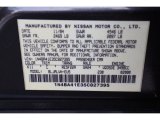 2005 Maxima Color Code for Smoke Metallic - Color Code: K11