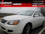 2009 Clear White Kia Spectra EX Sedan #77635121