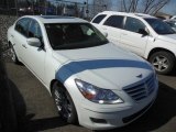 2011 White Satin Pearl Hyundai Genesis 4.6 Sedan #77635555