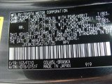 2010 Highlander Color Code for Magnetic Gray Metallic - Color Code: 1G3