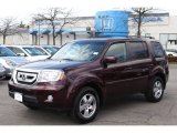 2011 Dark Cherry Pearl Honda Pilot EX-L 4WD #77635494