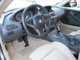 2005 BMW 6 Series 645i Coupe Cream Beige Interior