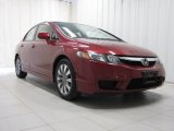 2010 Tango Red Pearl Honda Civic EX Sedan #77635331