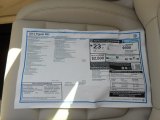 2013 Volkswagen Tiguan SEL Window Sticker