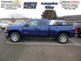 2013 Heritage Blue Metallic GMC Sierra 1500 SLE Extended Cab 4x4 #77675123