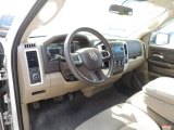2009 Dodge Ram 1500 Big Horn Edition Crew Cab Light Pebble Beige/Bark Brown Interior