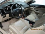 2007 Honda Accord EX V6 Coupe Ivory Interior