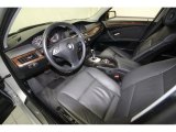 2010 BMW 5 Series 528i Sedan Black Interior