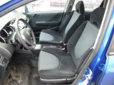 2007 Honda Fit Sport Black Interior