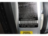 2012 Range Rover Evoque Color Code for Indus Silver Metallic - Color Code: 863