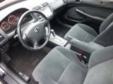 2005 Honda Civic EX Coupe Black Interior
