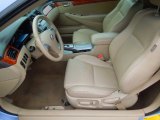 2007 Toyota Solara SLE V6 Convertible Ivory Interior