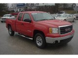 2008 Fire Red GMC Sierra 1500 SLE Extended Cab 4x4 #77675378