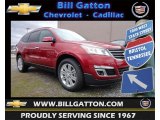 2013 Crystal Red Tintcoat Chevrolet Traverse LT #77675542