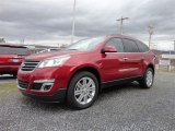 Crystal Red Tintcoat Chevrolet Traverse in 2013