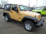 Dune Beige Jeep Wrangler in 2013