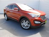 Canyon Copper Hyundai Santa Fe in 2013