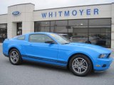 2012 Grabber Blue Ford Mustang V6 Premium Coupe #77675351