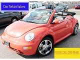 2003 Sundown Orange Volkswagen New Beetle GLS 1.8T Convertible #77674876