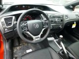 2013 Honda Civic Si Coupe Black Interior