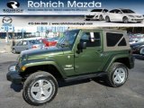 2008 Jeep Green Metallic Jeep Wrangler Sahara 4x4 #77675044