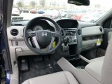 2013 Honda Pilot EX-L 4WD Gray Interior