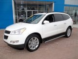 White Chevrolet Traverse in 2011