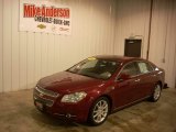 2008 Red Jewel Tint Coat Chevrolet Malibu LTZ Sedan #77727363