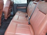 2013 Ford F350 Super Duty King Ranch Crew Cab 4x4 Rear Seat