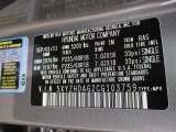 2012 Santa Fe Color Code for Mineral Gray - Color Code: IM