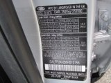 2008 LR2 Color Code for Zermatt Silver Metallic - Color Code: PLREF